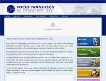 Tablet Screenshot of focusshipping.com